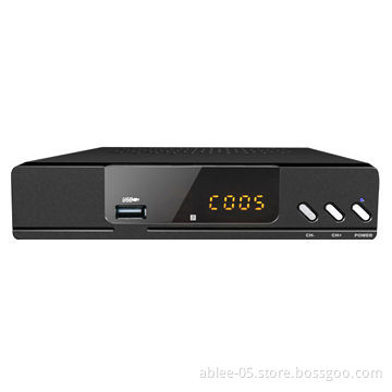 HD DVB-T2 Receiver with Digital Coaxial Audio and RF Loop Through